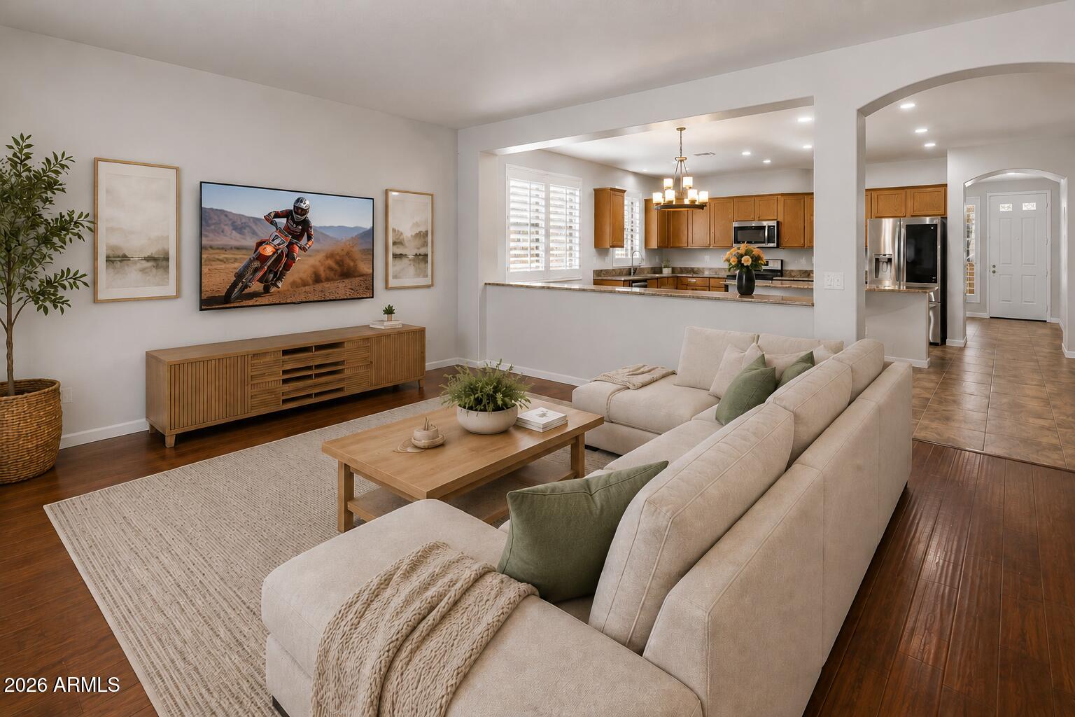 3009 West Trapanotto Road Phoenix, AZ 85086 - Photo 13 of 42 V STAGED FAMILY ROOM
