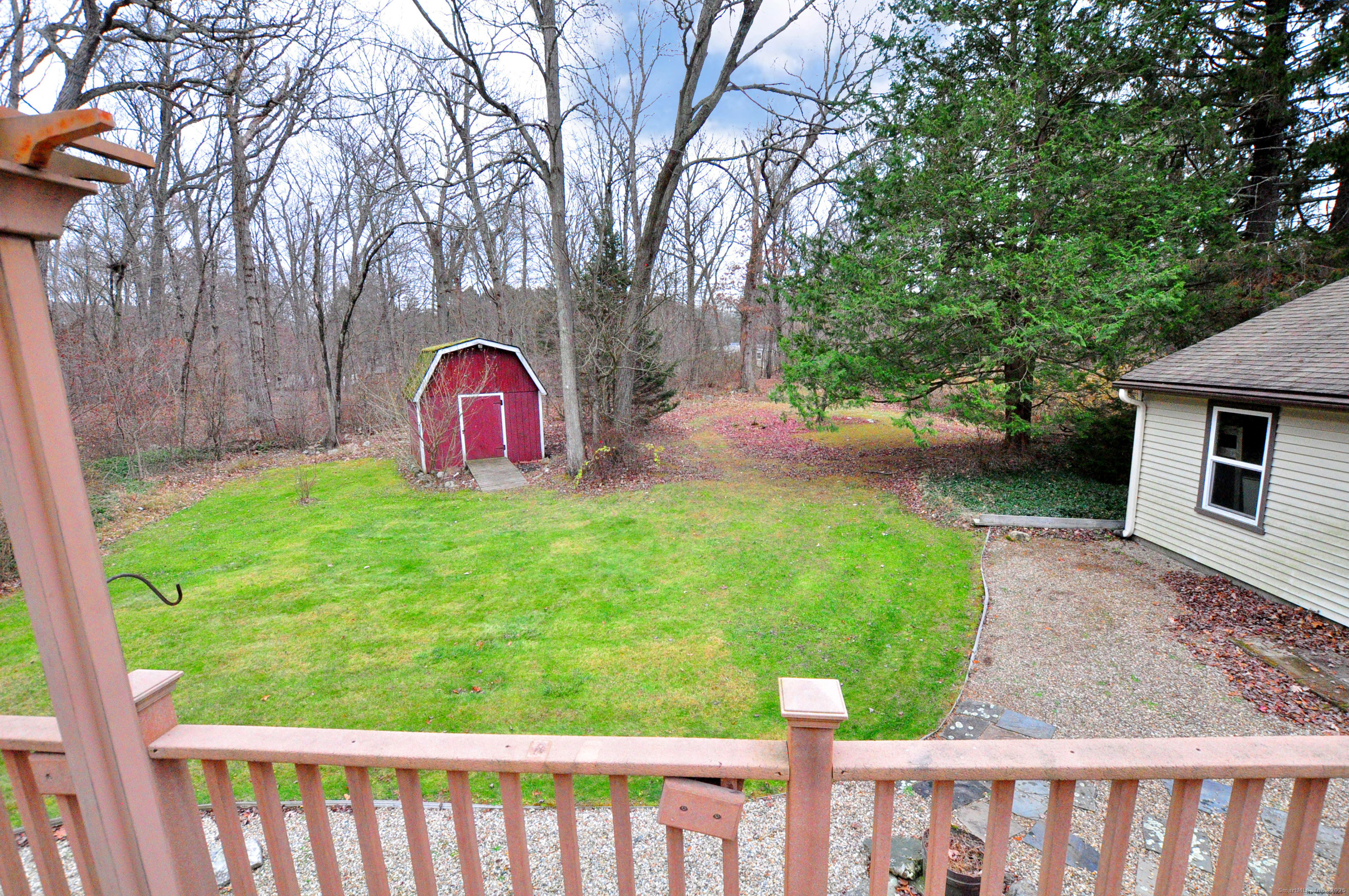 913 Jeremy Swamp Road Southbury, CT 06488 - Photo 27 of 31 Looking at the back yard with shed