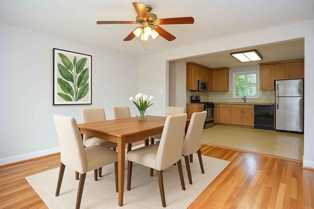 95 Sunset Avenue Dedham, MA 02026 - Photo 22 of 39 a dining room with furniture and window