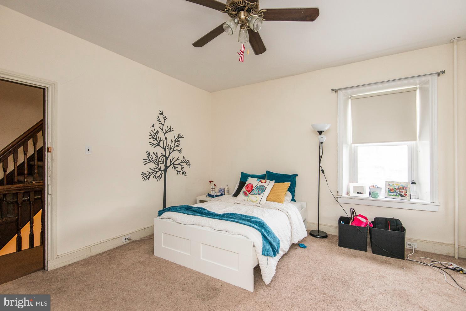 133 Dupont Street Philadelphia, PA 19127 - Photo 15 of 24 a bedroom with a bed and a window