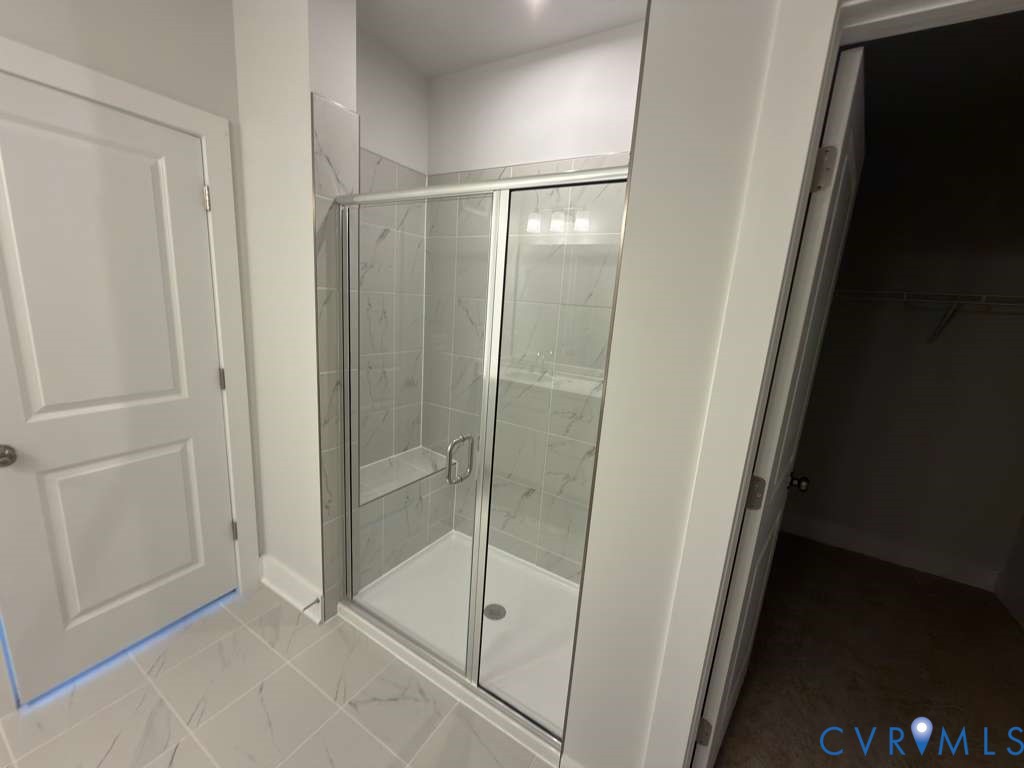 3605 Edna Path, Unit A Henrico, VA 23233 - Photo 12 of 20 a bathroom with a glass shower door