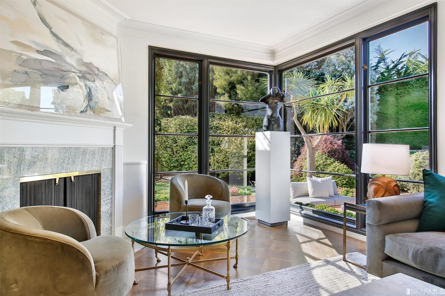 100 Stonecrest Drive San Francisco, CA 94132 - Photo 29 of 98 a living room with furniture and a fireplace