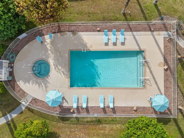 a view of a volley ball court