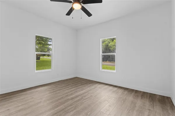 wooden floor in an empty room