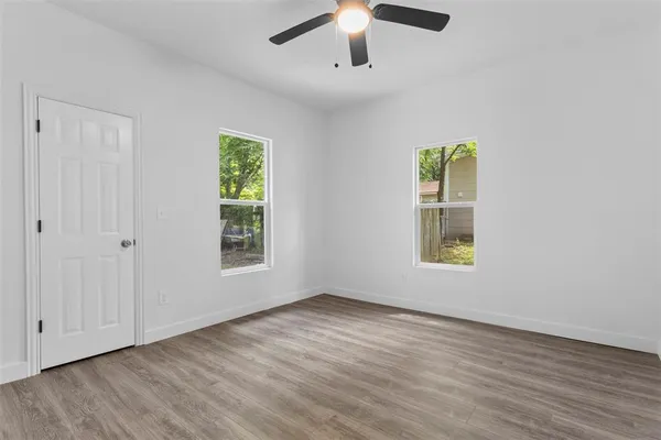 wooden floor in an empty room