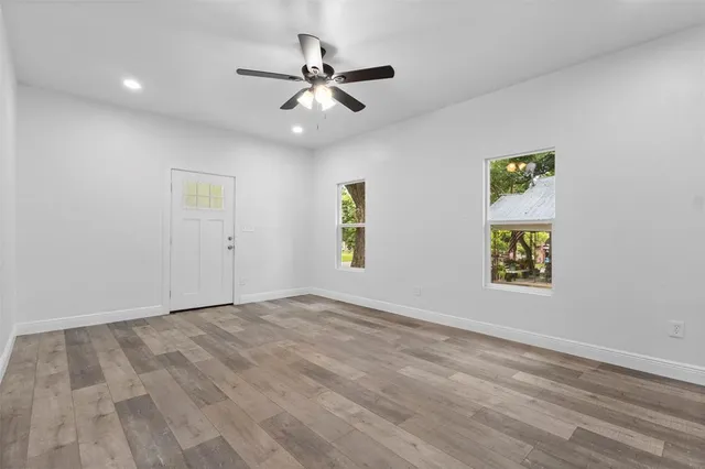 a view of an empty room with window