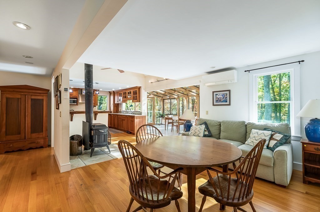 8 Mill Road Ipswich, MA 01938 - Photo 17 of 38 a dining room with furniture and wooden floor