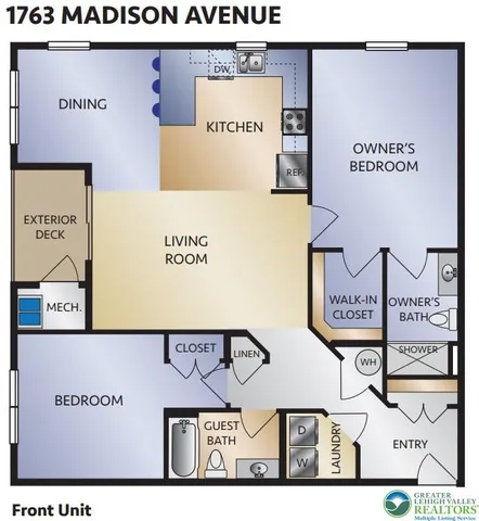 $2,200 | 1763 Madison Avenue, Unit 201, Bethlehem, PA 18017