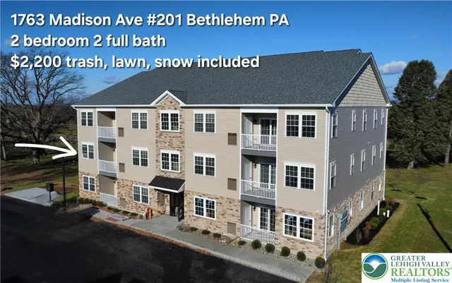 $2,200 | 1763 Madison Avenue, Unit 201, Bethlehem, PA 18017