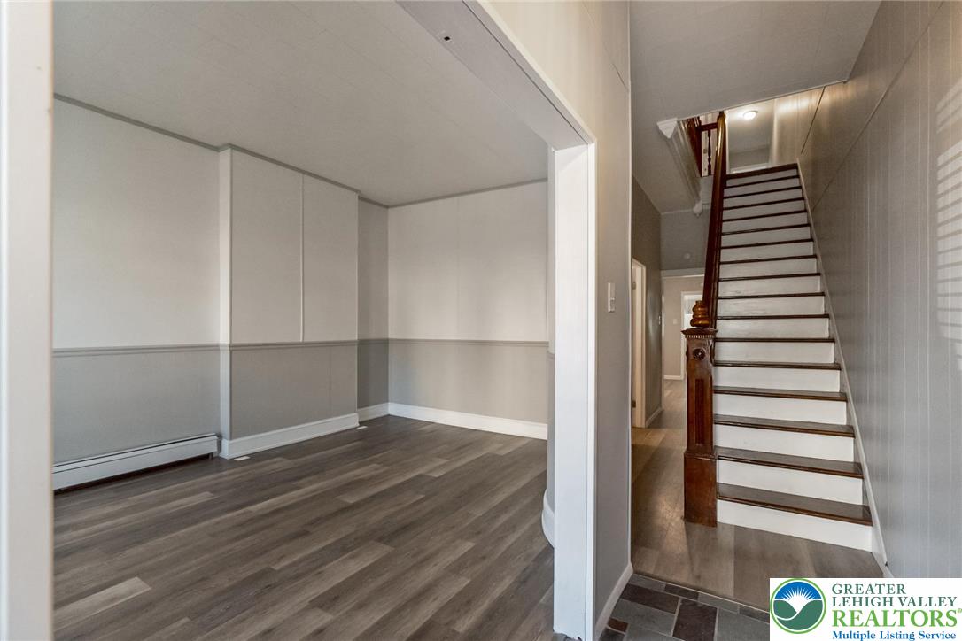 421 Center Street Jim Thorpe, PA 18229 - Photo 5 of 34 a view of an empty room with wooden floor