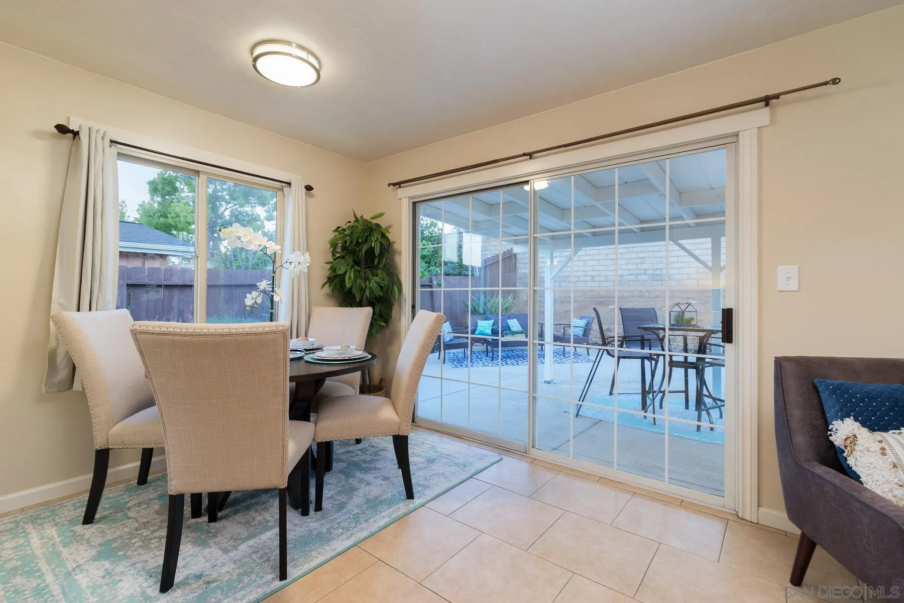 13424 Powers Road Poway, CA 92064 - Photo 5 of 24 a view of a dining room with furniture window and outside view