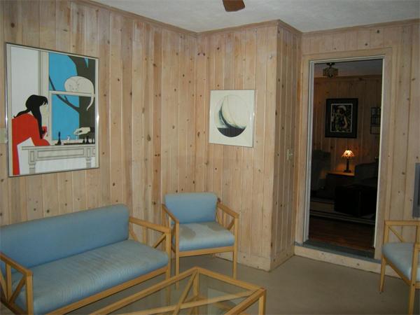 259 Varick Road Newton, MA 02468 - Photo 15 of 28 a blue painted room with a couch and mirror