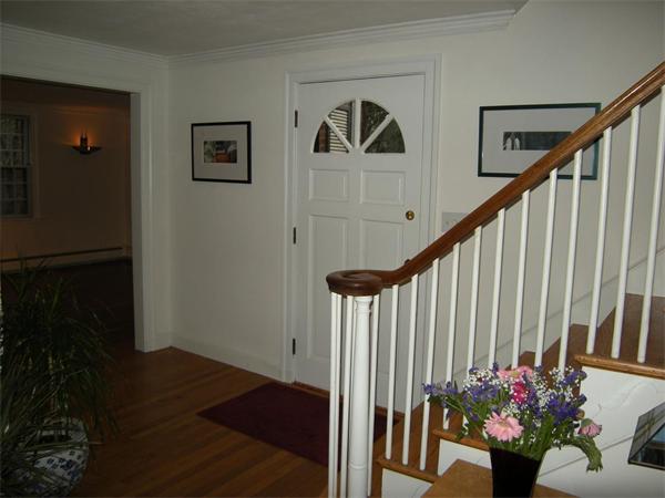 259 Varick Road Newton, MA 02468 - Photo 2 of 28 a view of stairs and flowers