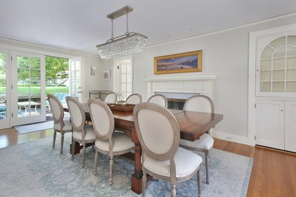 76 Alban Road Newton, MA 02468 - Photo 6 of 19 a view of a dining room with furniture window and outside view
