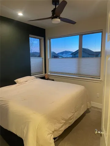 a bed room with a bed