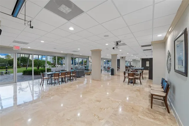 a view of a city with tall buildings