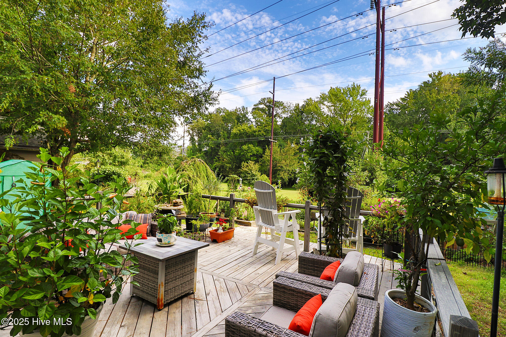 3405 Old Gate Road Morehead City, NC 28557 - Photo 38 of 40 Deck with large back yard