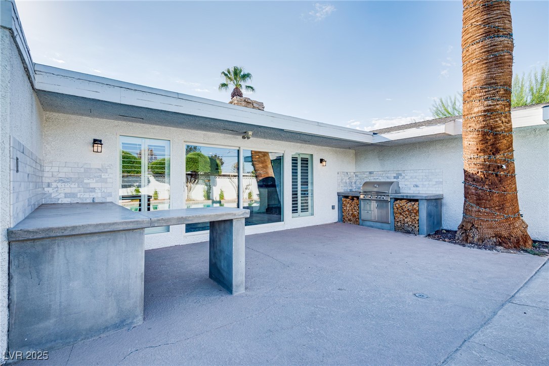 1321 South 7th Street Las Vegas, NV 89104 - Photo 8 of 47 View of patio / terrace with exterior kitchen