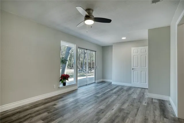 wooden floor in an empty room