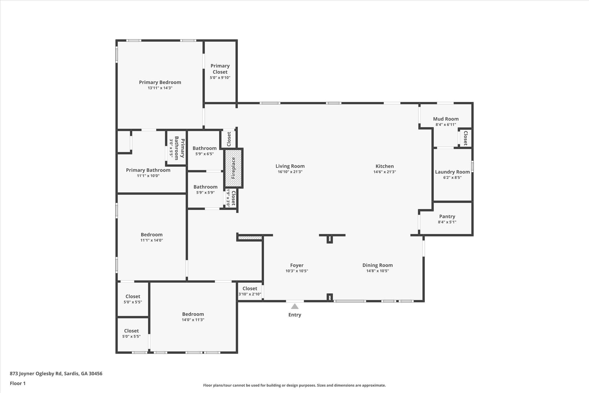 873 Joyner-Oglesby Road Sardis, GA 30456 - Photo 69 of 69 01-Floor Plan