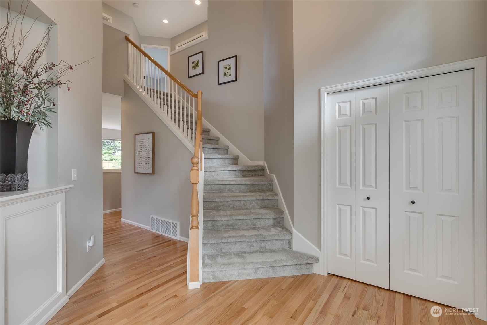 20022 27th Drive Southeast Bothell, WA 98012 - Photo 4 of 37 a view of entryway and hall with wooden floor
