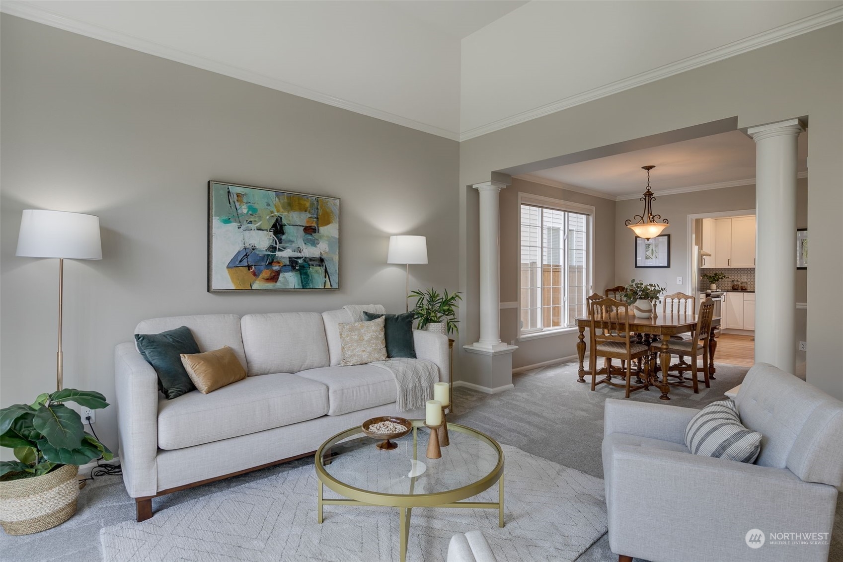 20022 27th Drive Southeast Bothell, WA 98012 - Photo 8 of 37 a living room with furniture and a large window