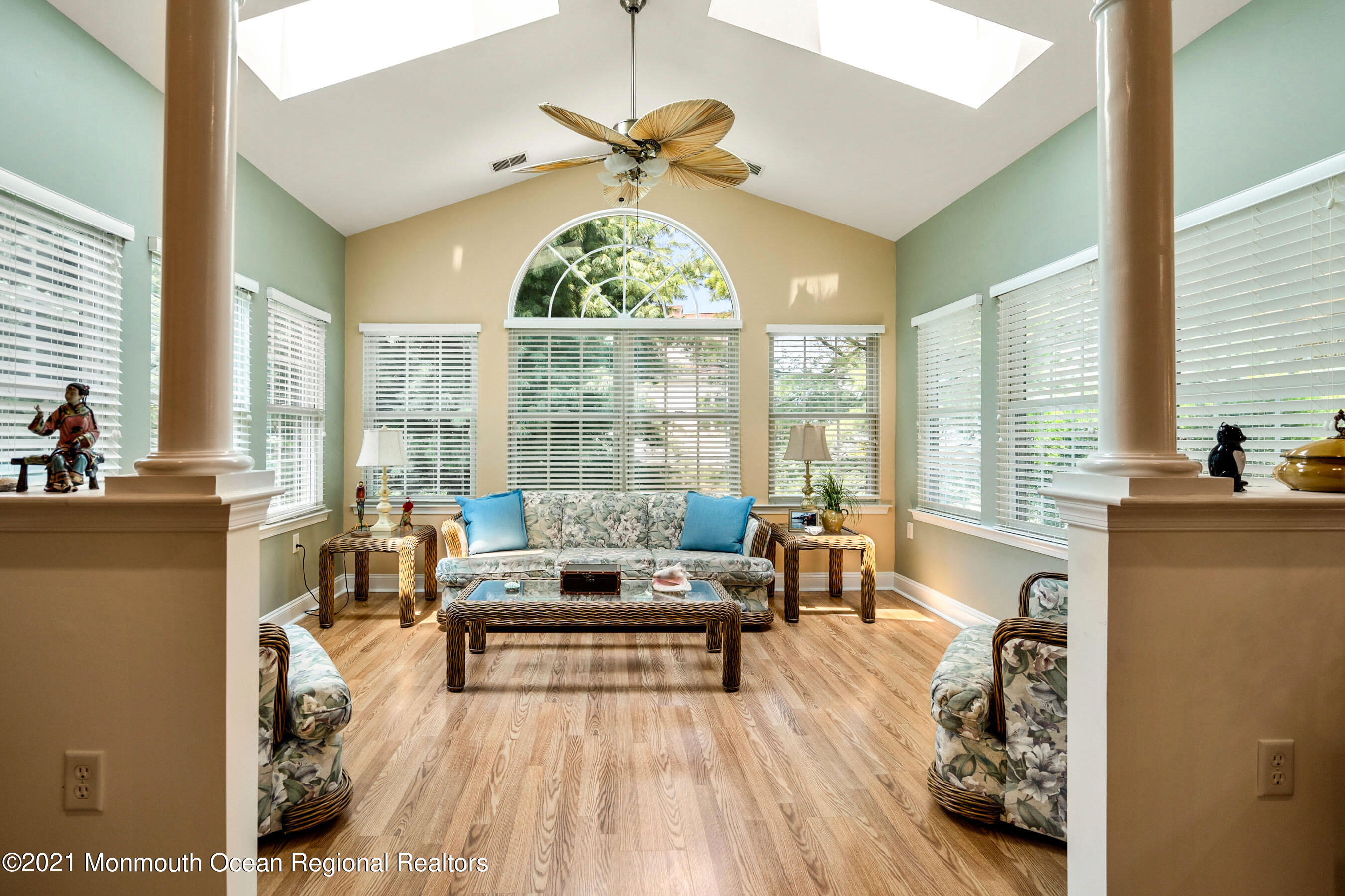 7 Millstone Way Waretown, NJ 08758 - Photo 11 of 45 a living room with furniture large windows and wooden floor