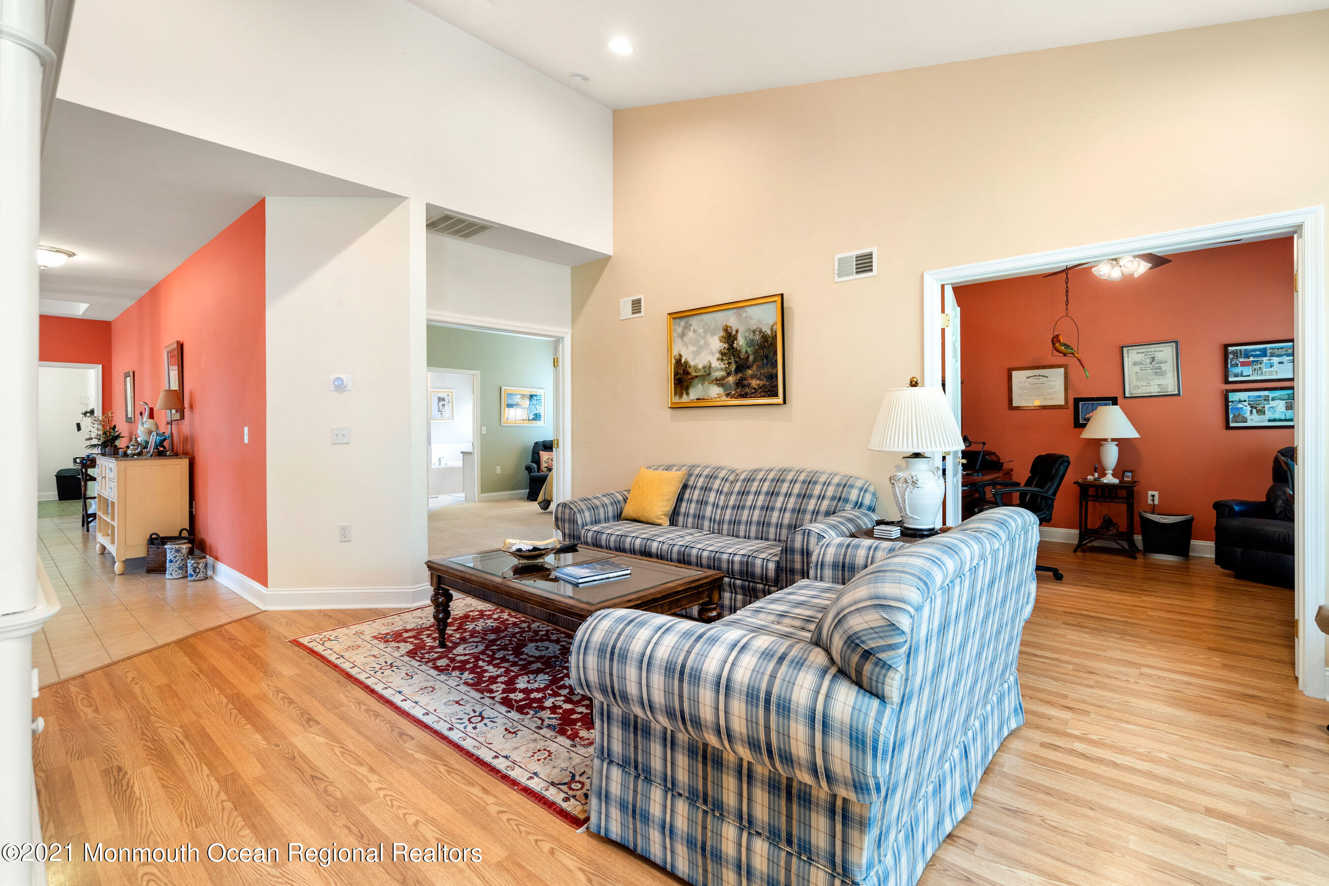 7 Millstone Way Waretown, NJ 08758 - Photo 15 of 45 a living room with furniture and wooden floor