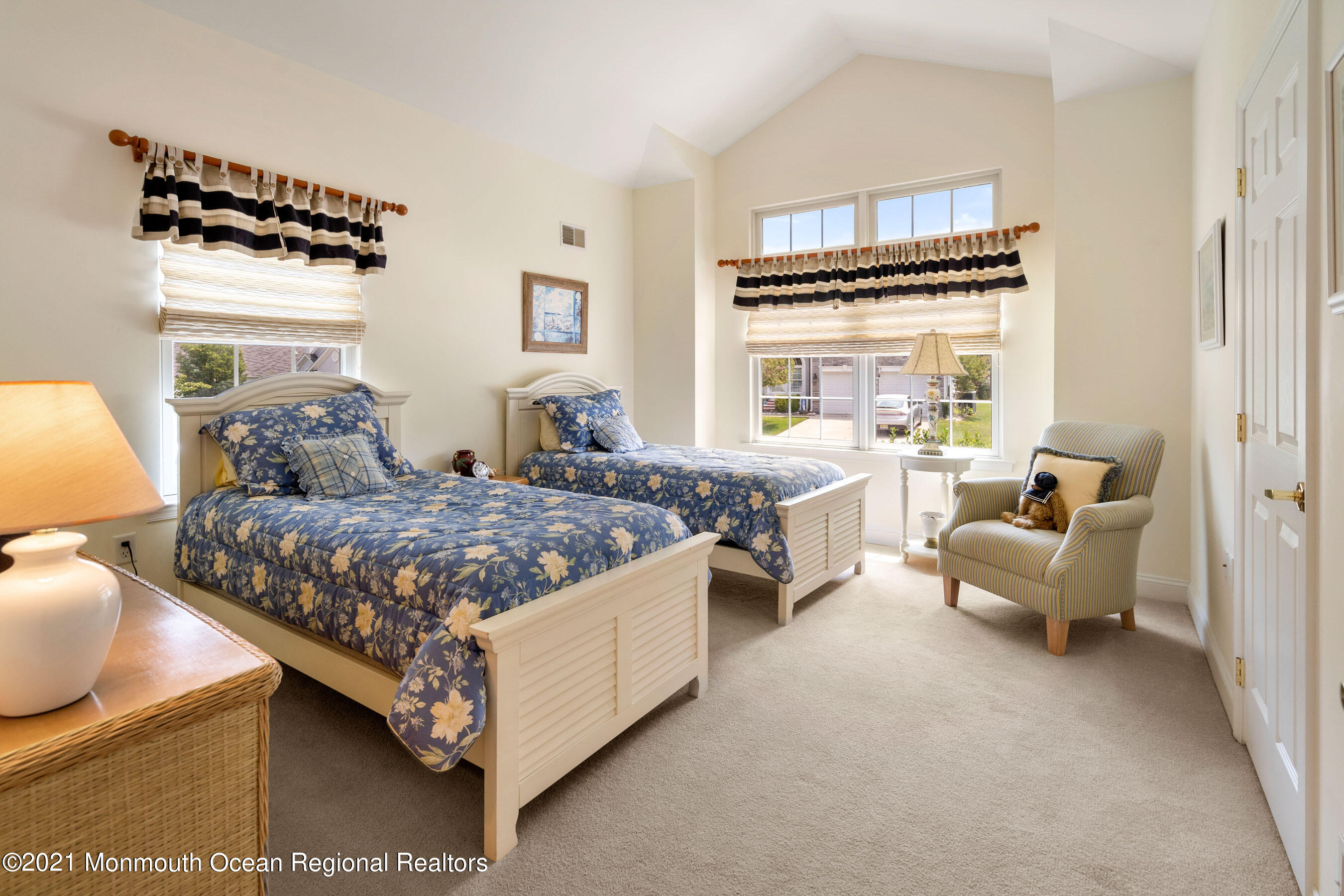 7 Millstone Way Waretown, NJ 08758 - Photo 21 of 45 a bedroom with a large bed and a couch