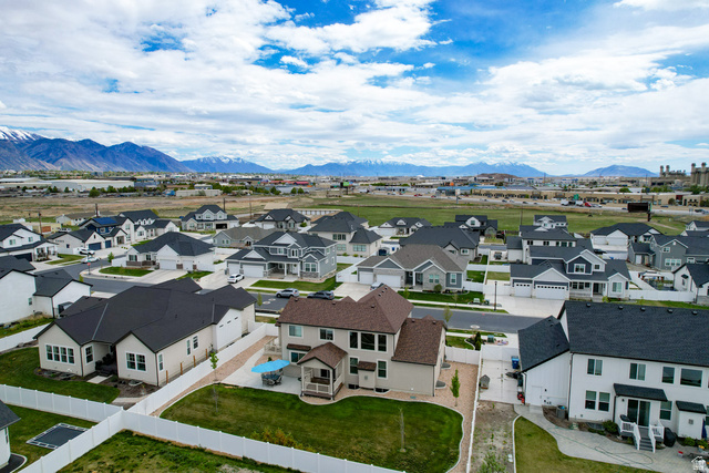 1434 West Stable Street Lindon, UT 84042 - Photo 58 of 76 Aerial view of residential area with mountains