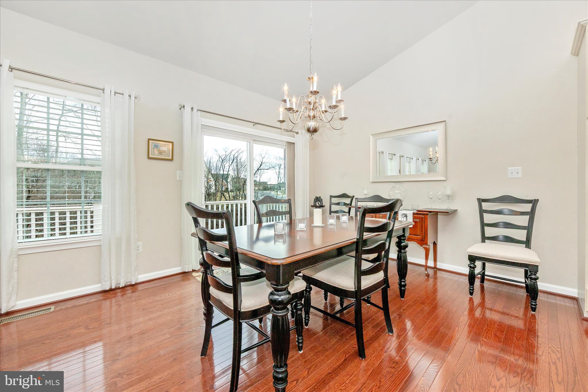 5903 Constance Way New Market, MD 21774 - Photo 14 of 53 a view of a dining room with furniture window and wooden floor