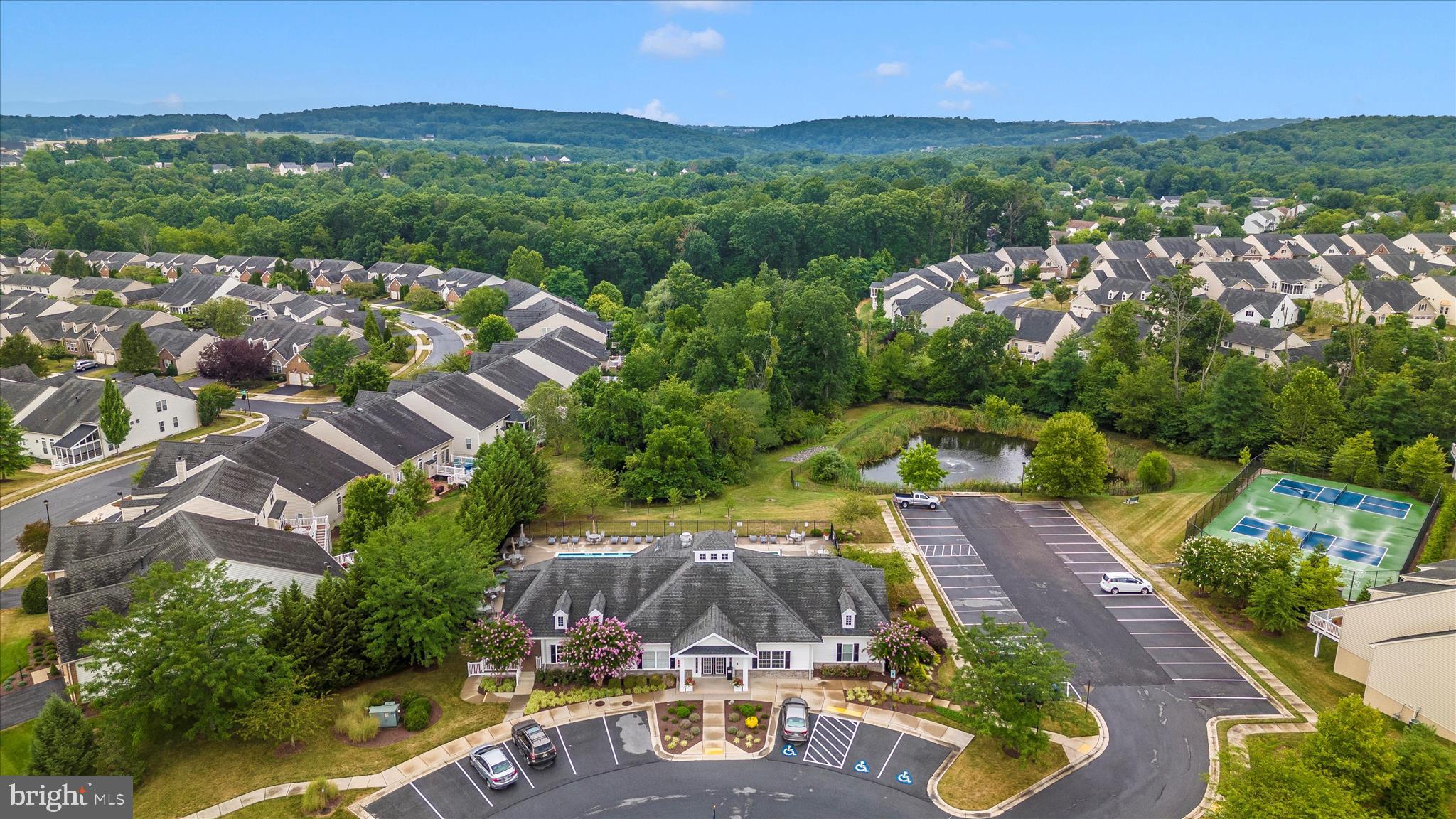 5903 Constance Way New Market, MD 21774 - Photo 50 of 53 an aerial view of residential houses with outdoor space and street view