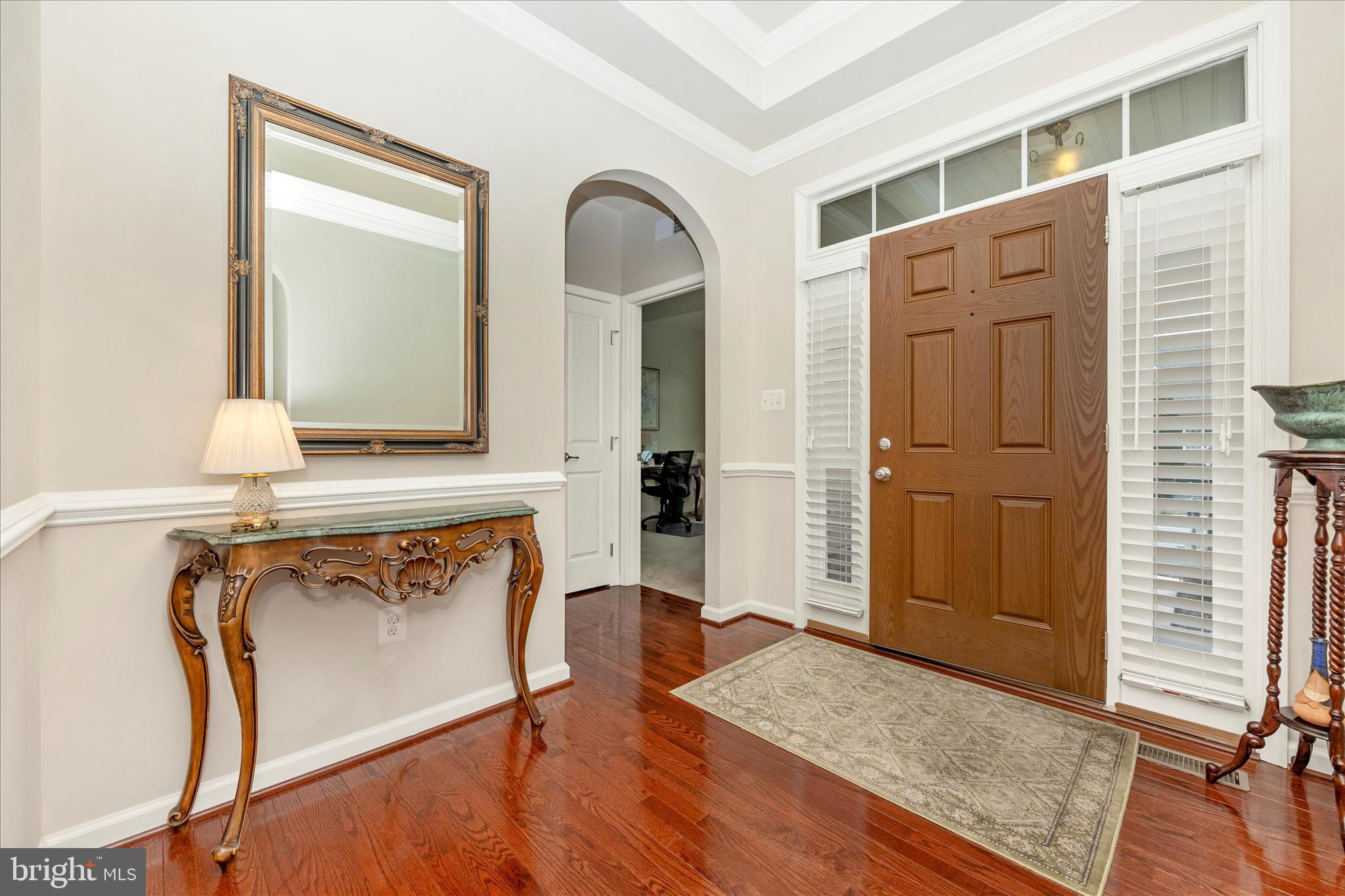5903 Constance Way New Market, MD 21774 - Photo 7 of 53 Entrance foyer with tray ceiling