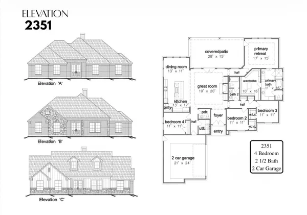 a picture of a floor plan