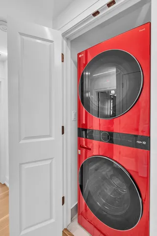 a view of a livingroom with an empty space