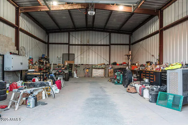 a view of a storage room with a lot of stuff