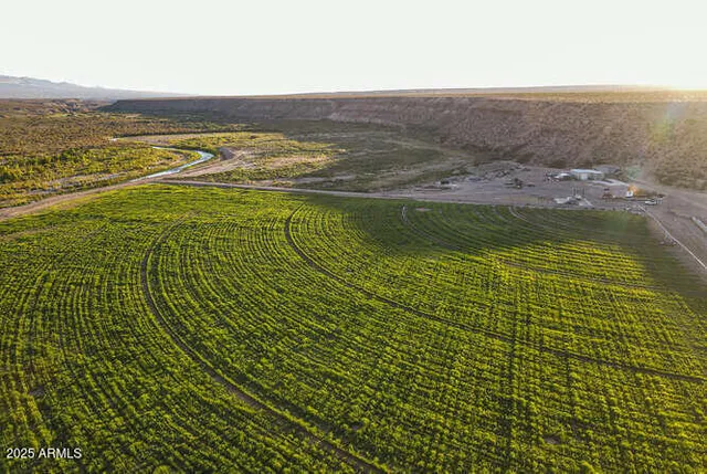 a view of an ocean and beach