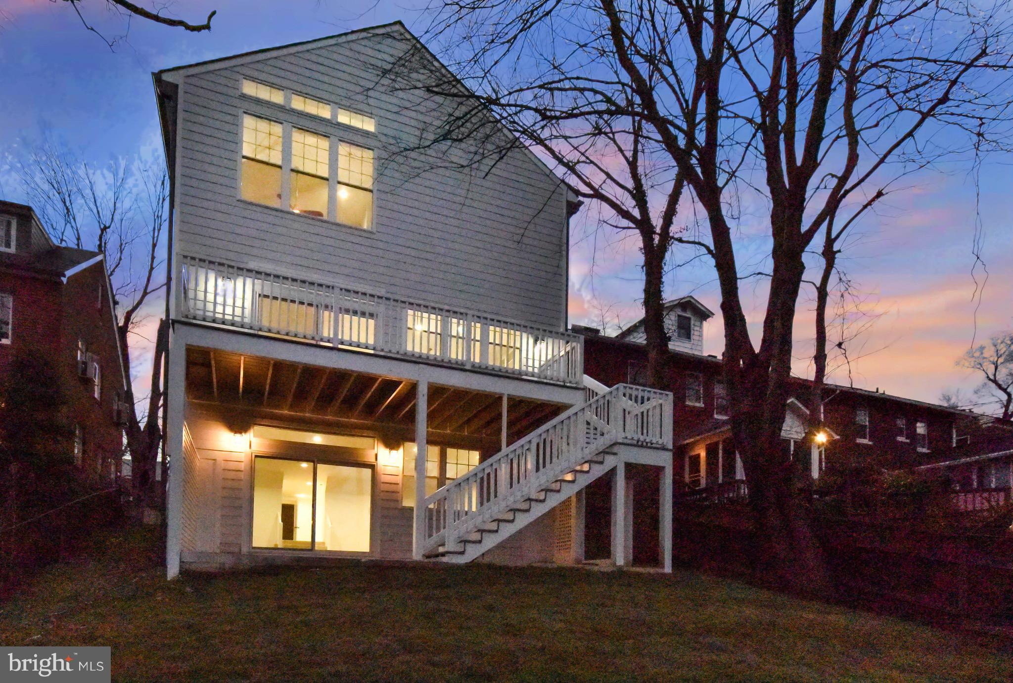 5531 30th Place Northwest Washington, DC 20015 - Photo 47 of 47 Deck and Stone Patio for outdoor entertaining