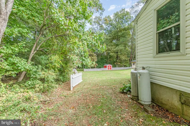 a house view with a garden space