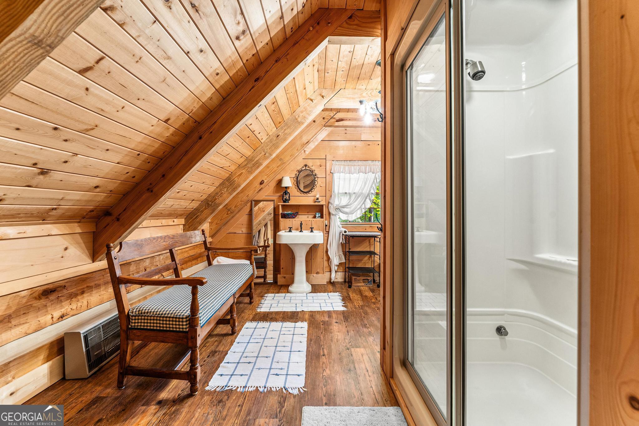 1127 Sautee Trail Sautee Nacoochee, GA 30571 - Photo 30 of 85 a view of entryway with wooden floor and stairs