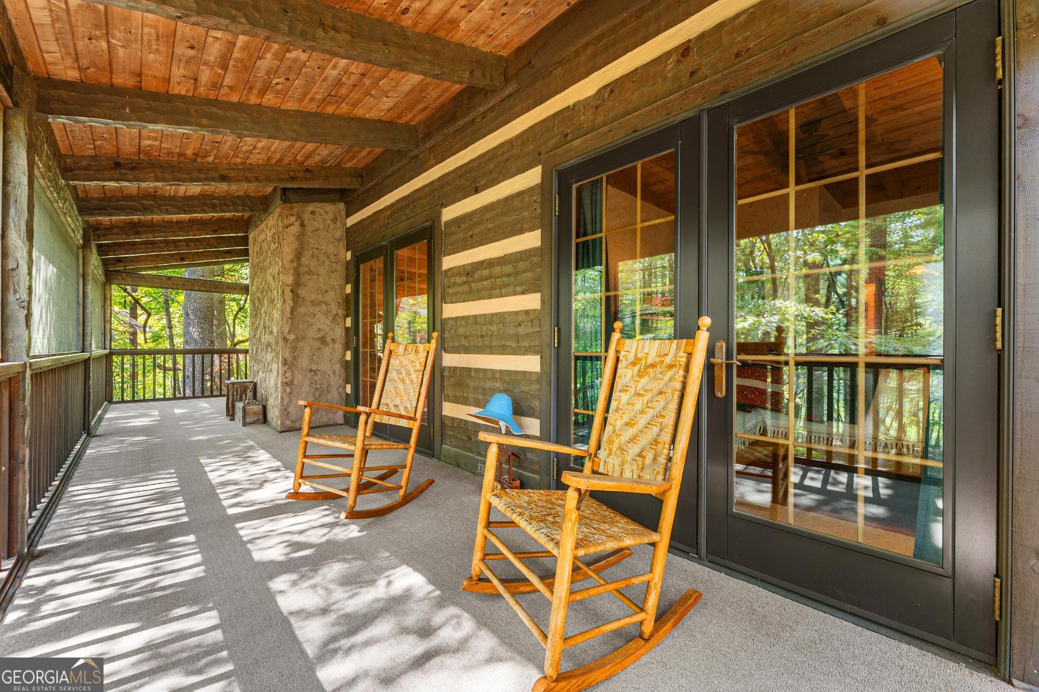 1127 Sautee Trail Sautee Nacoochee, GA 30571 - Photo 37 of 85 a building outdoor space with seating space and garden view