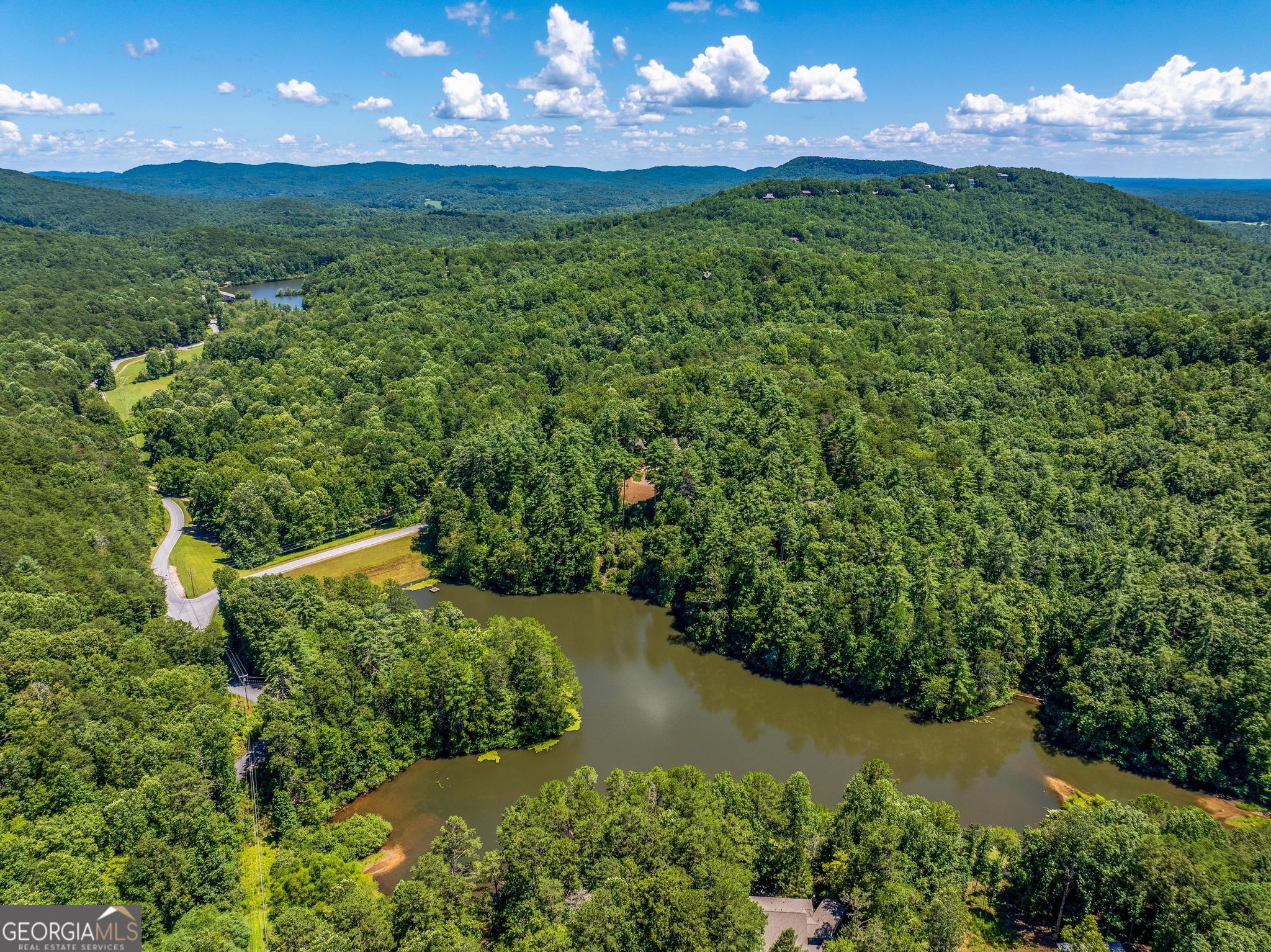 1127 Sautee Trail Sautee Nacoochee, GA 30571 - Photo 58 of 85 a view of a big yard with lots of green space and mountain view