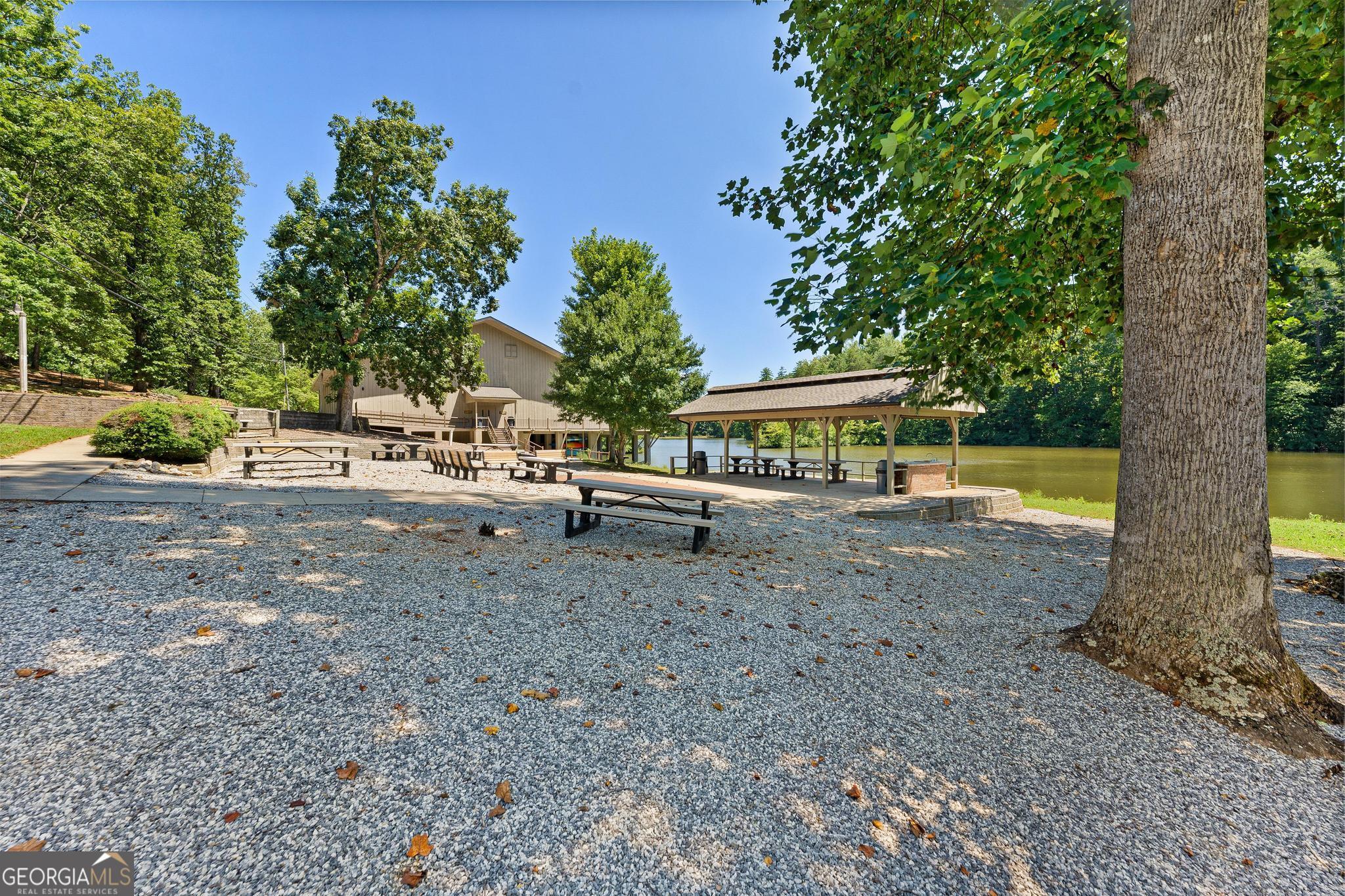 1127 Sautee Trail Sautee Nacoochee, GA 30571 - Photo 65 of 85 a view of a house with backyard and trees