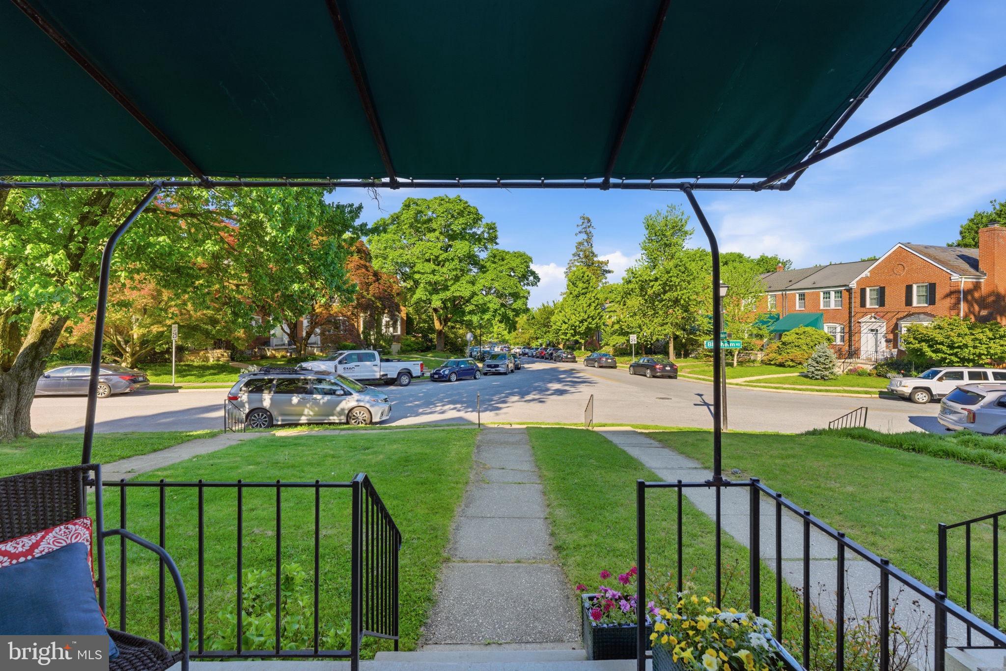 6467 Blenheim Road Baltimore, MD 21212 - Photo 4 of 61 Summer Awning - completes the porch setting!
