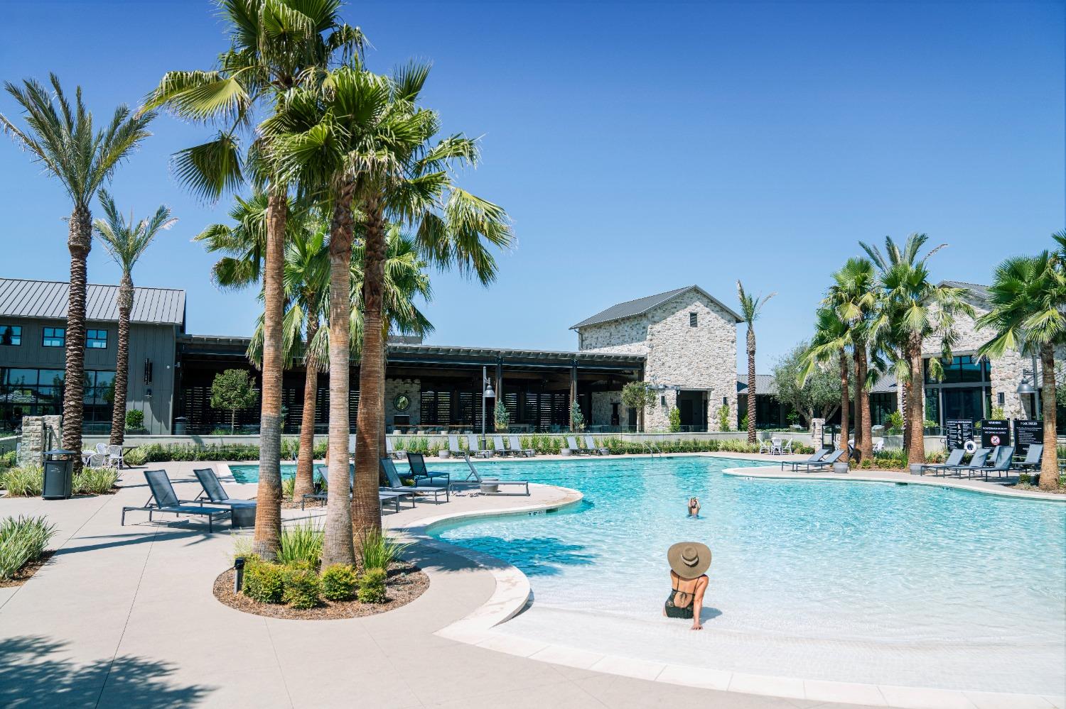 957 Horizon Drive Madera, CA 93636 - Photo 11 of 18 a swimming pool with outdoor seating and yard