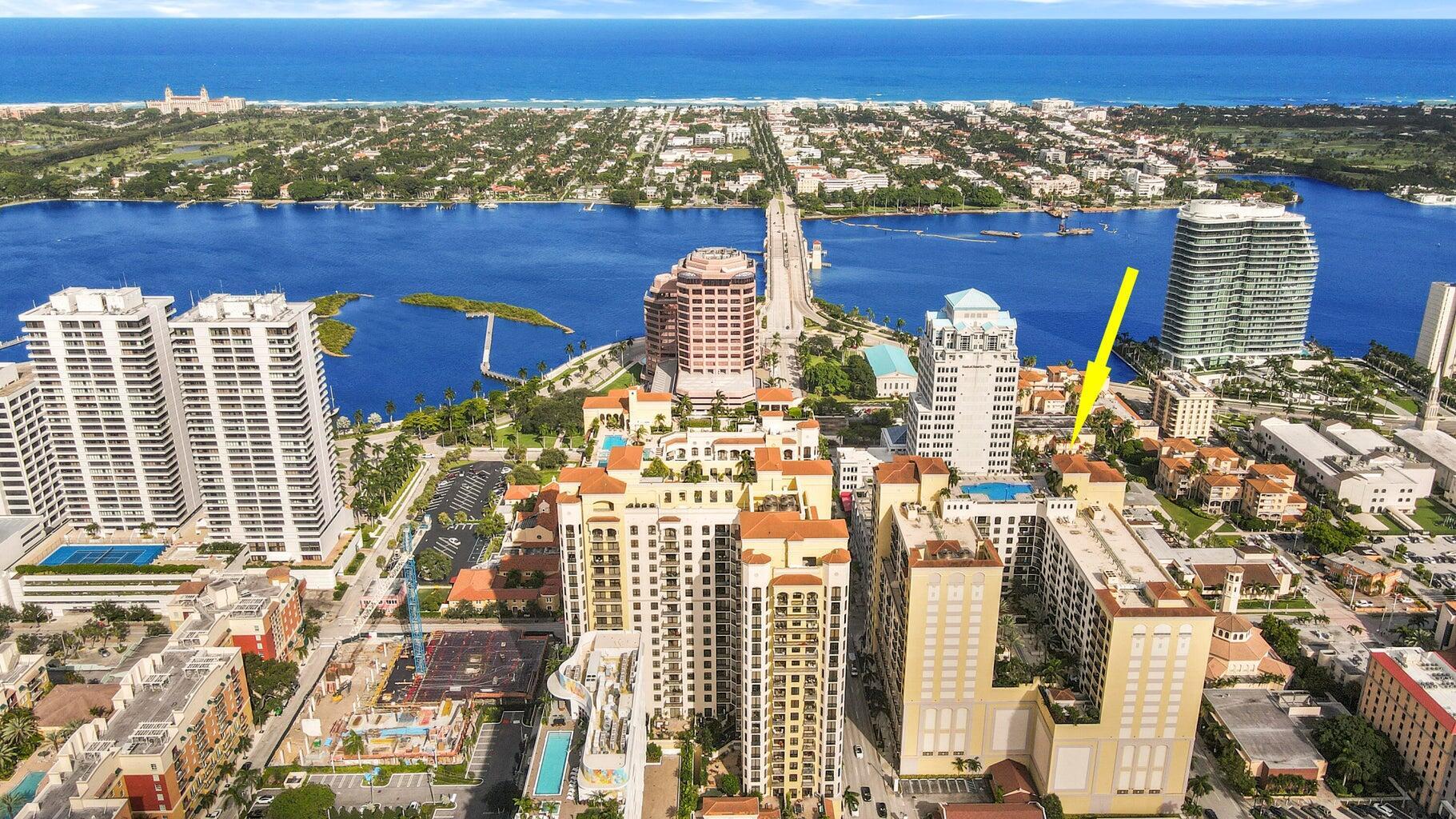801 South Olive Avenue, Unit 1523 West Palm Beach, FL 33401 - Photo 38 of 38 Aerial