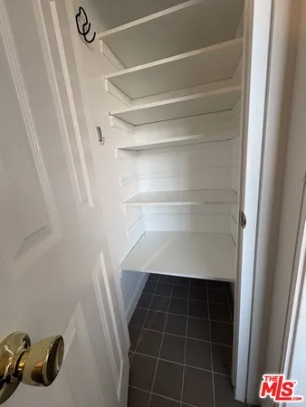 a close view of walk in closet