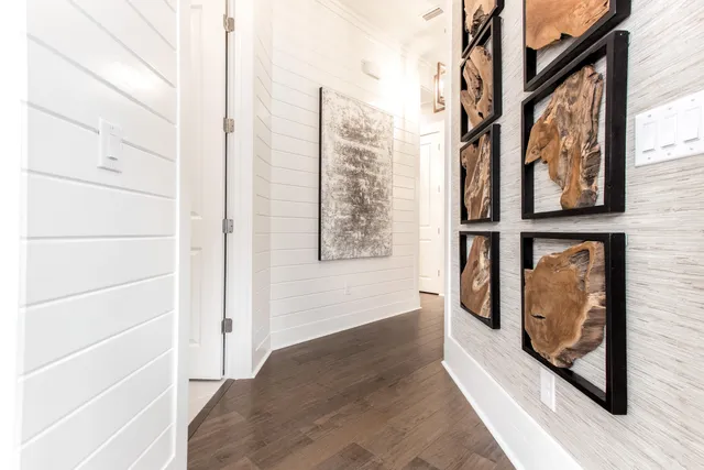 a view of front door with hallway