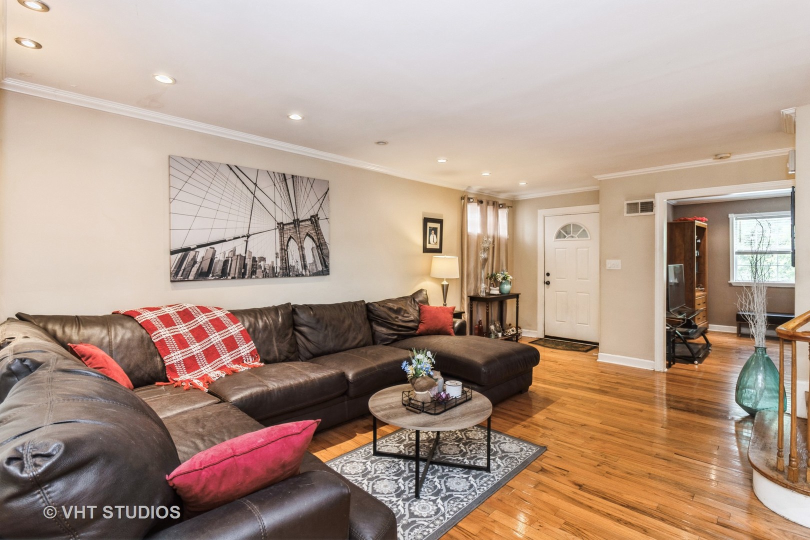 5037 Fargo Avenue Skokie, IL 60077 - Photo 3 of 20 a living room with furniture and wooden floor