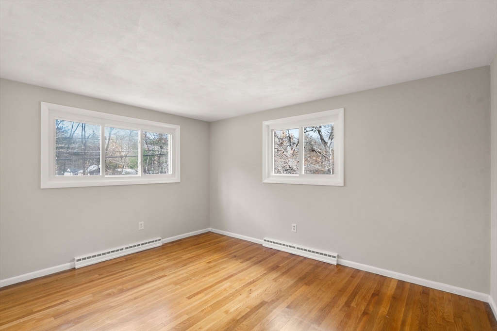 30 Hampton Road Sharon, MA 02067 - Photo 15 of 29 a view of empty room with wooden floor and fan